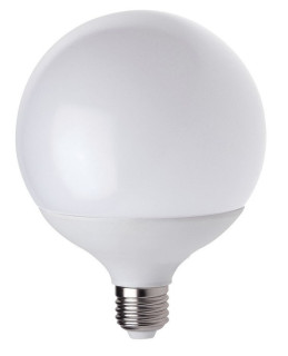 Lampada LED ABS globo Ø120mm 20W E27 4000°K 2500Lm 240°