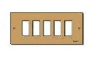 Placca 5M allum. viti bronzo