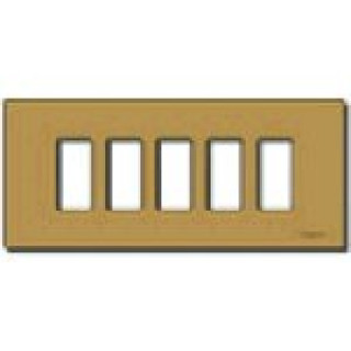 Placca 5M allum. scatto bronzo