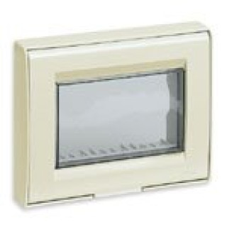 CALOTTA IDEA IP55 3MODULI 8000SP AVORIO