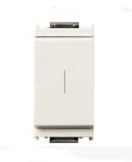 Pulsante 1P NO 16A bianco