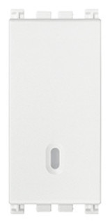 PULSANTE 1P NO 10A BIANCO