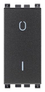 INTERRUTTORE 2P 16AX GRIGIO