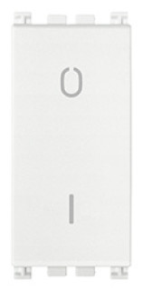 INTERRUTTORE 2P bipolare 0/1 16A BIANCO