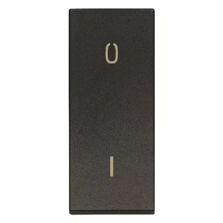 Interruttore bipolare 20AX basculante nero