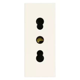 Presa 2P+T 16A P17/11 bianco