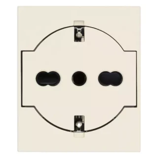 Presa 2P+T P40 universale a filo canapa