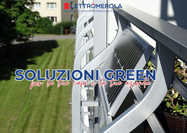 Soluzioni green d'appartmento, pannello solare sul balcone