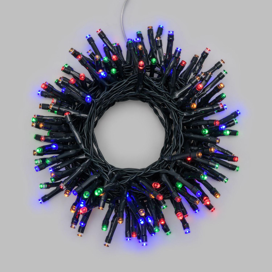 Catena TL-IR 500 LED Multicolor a BATTERIA non prolungabile con 8 giochi e timer integrato 20mt KIN65697