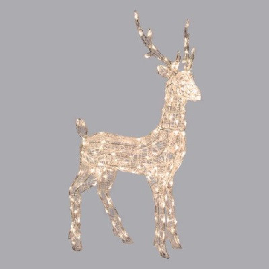 Renna 3D H105cm 180 Dual LED luce bianca + luce fredda + misto SFN Acrilico Soft KIN80218